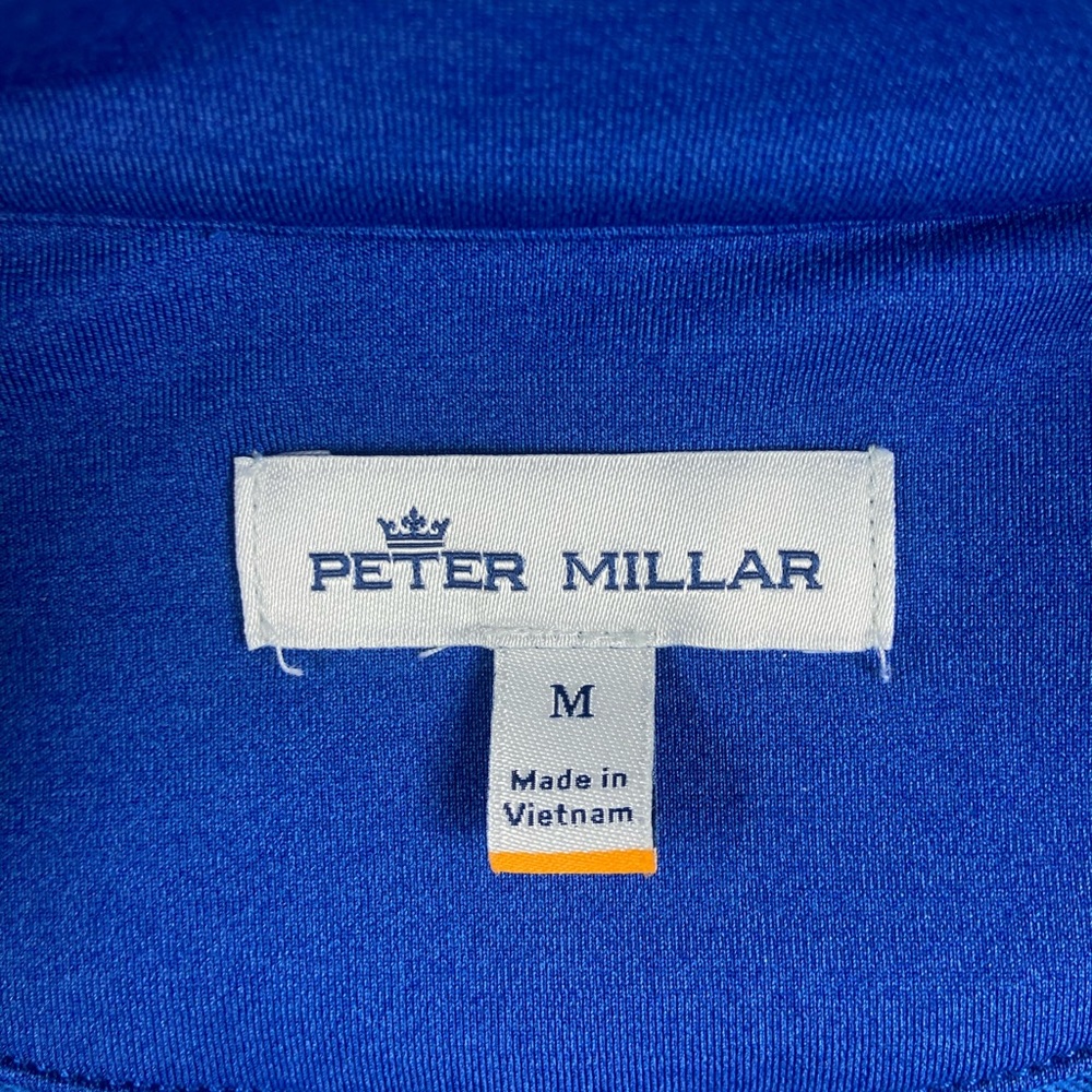 mens peter millar quarter zip Riviera Pro Am Golf Pullover Size M - Picture 6 of 6